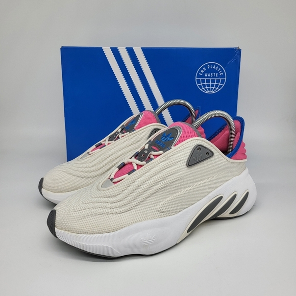 New Adidas adiFOM SLTN 'Cream Pink White' Women's Running Shoes Size 7 - Picture 8 of 9